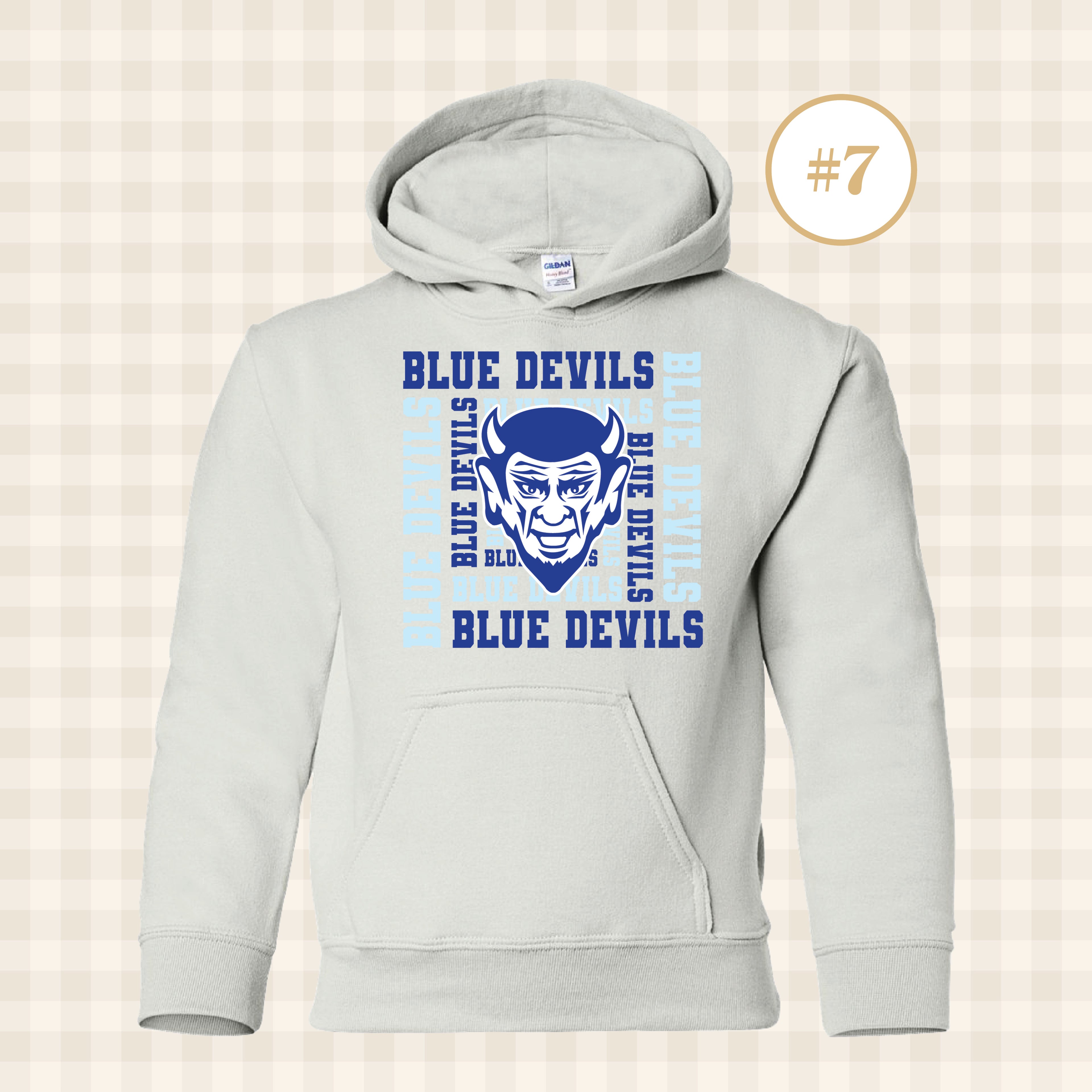 QHS Blue Devils | Youth Size Hooded Sweatshirt