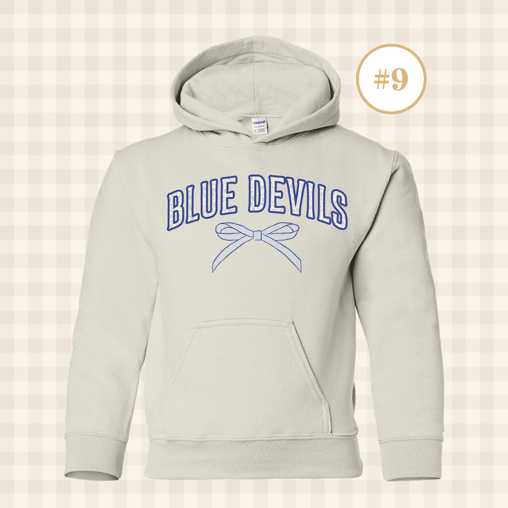 QHS Blue Devils | Youth Size Hooded Sweatshirt
