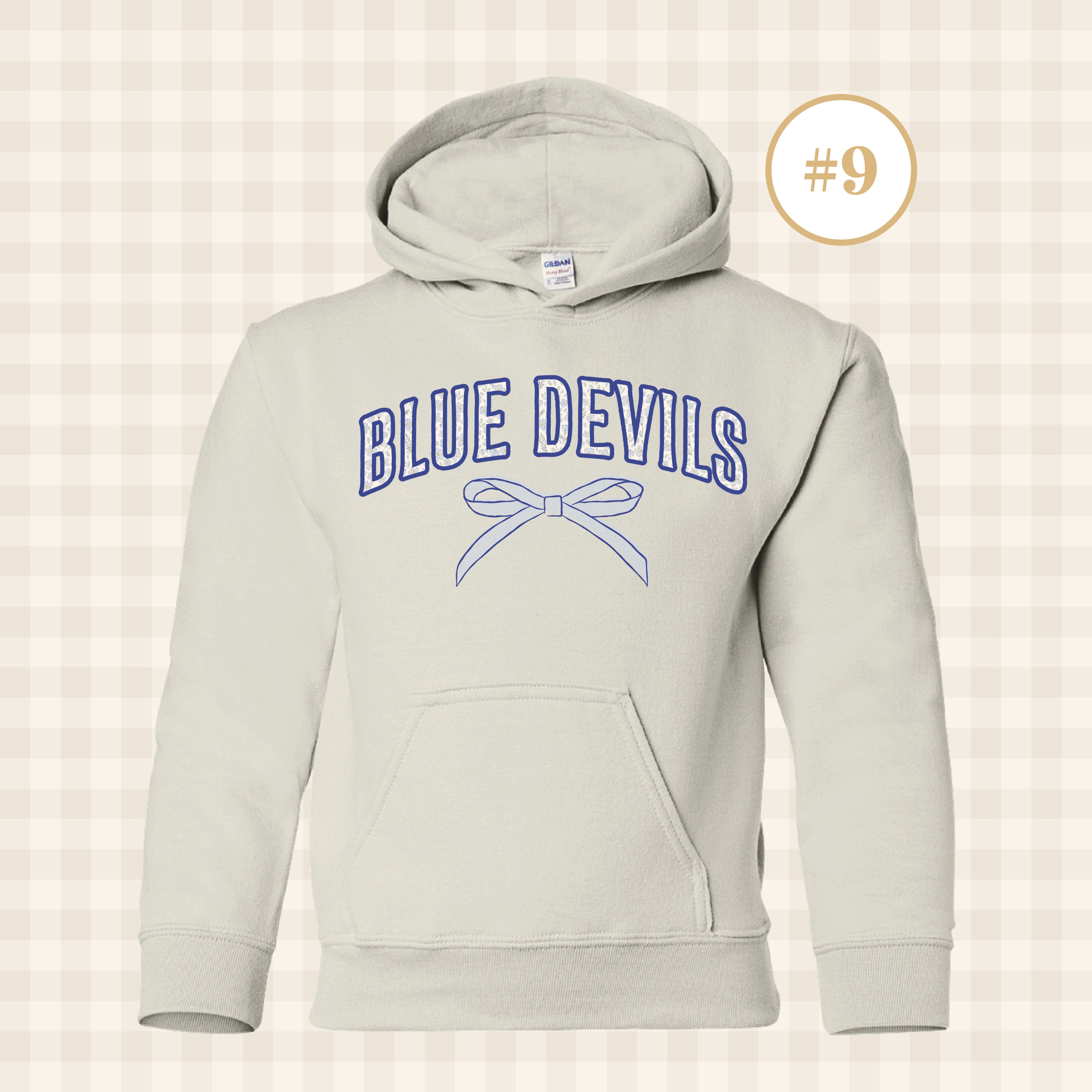 QHS Blue Devils | Youth Size Hooded Sweatshirt