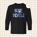 QHS Blue Devils | Youth Size Long Sleeve T-Shirts