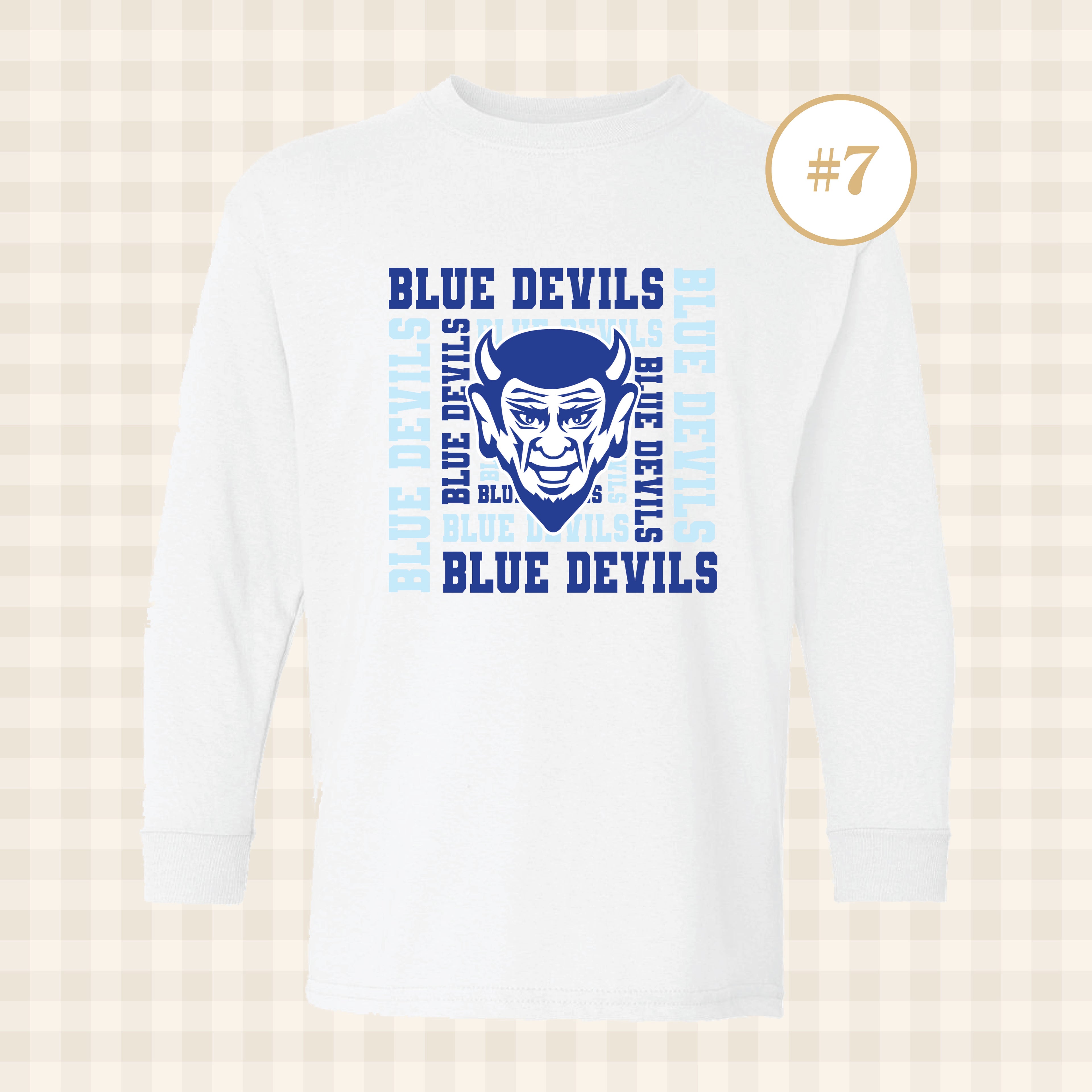 QHS Blue Devils | Youth Size Long Sleeve T-Shirts