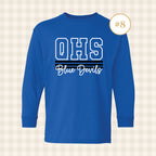 QHS Blue Devils | Youth Size Long Sleeve T-Shirts