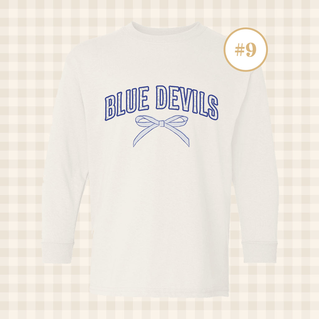 QHS Blue Devils | Youth Size Long Sleeve T-Shirts