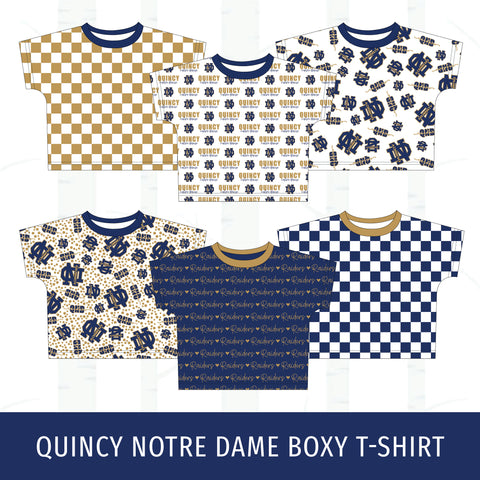Quincy Notre Dame Boxy T-Shirt