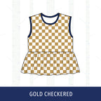 Quincy Notre Dame Peplum Tank