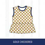 Quincy Notre Dame Peplum Tank