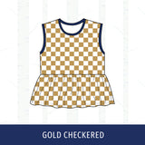 Quincy Notre Dame Peplum Tank