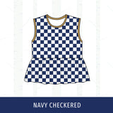 Quincy Notre Dame Peplum Tank