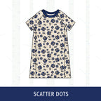 Quincy Notre Dame Short Sleeve Raglan Dress