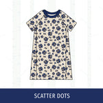 Quincy Notre Dame Short Sleeve Raglan Dress