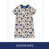 Quincy Notre Dame Short Sleeve Raglan Dress