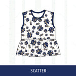 Quincy Notre Dame Peplum Tank