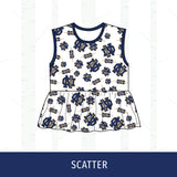 Quincy Notre Dame Peplum Tank