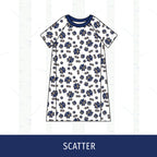 Quincy Notre Dame Short Sleeve Raglan Dress