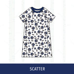 Quincy Notre Dame Short Sleeve Raglan Dress