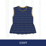 Quincy Notre Dame Peplum Tank