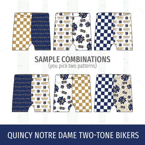 Quincy Notre Dame Two-Tone Bikers