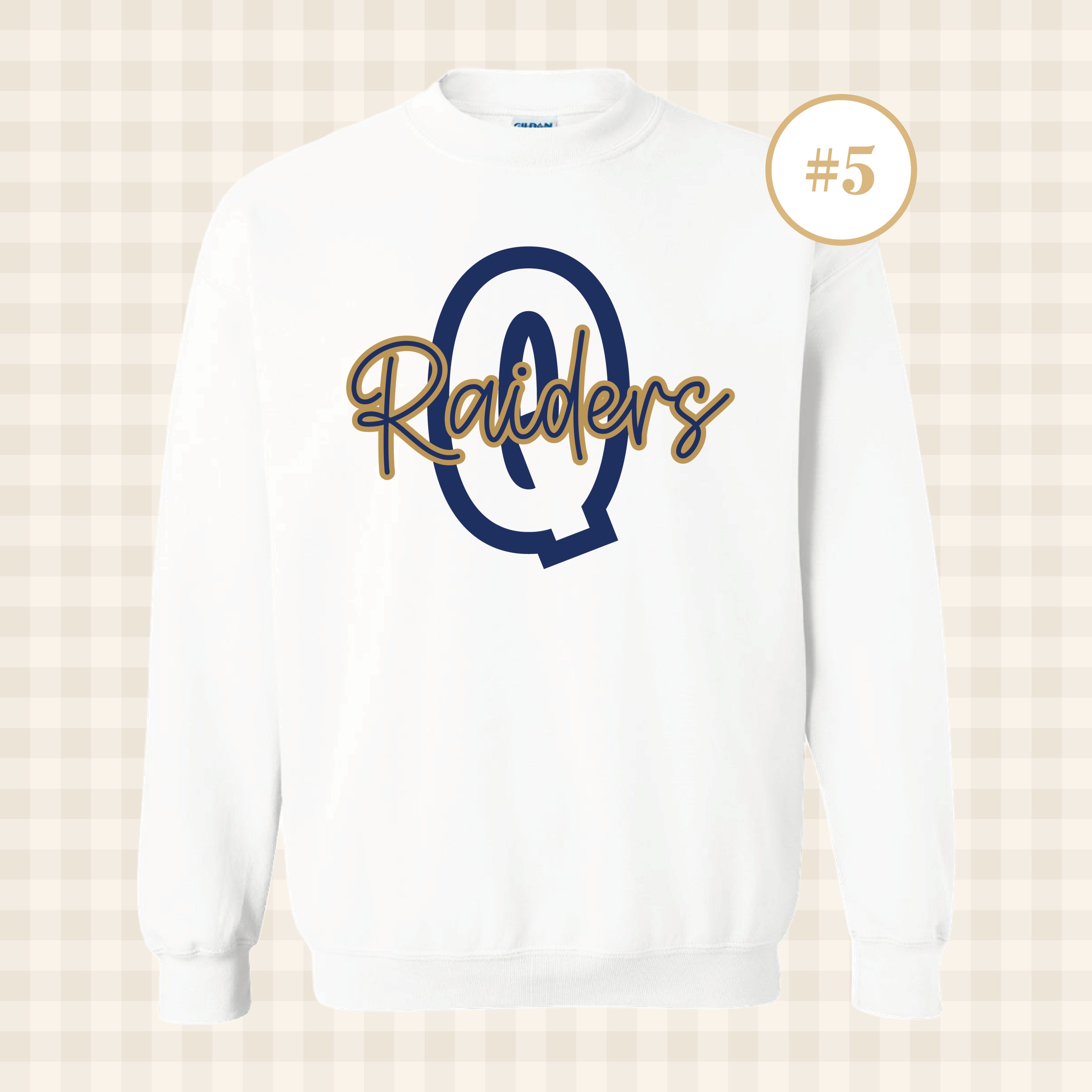 QND Raiders | Adult Size Crewneck Sweatshirt