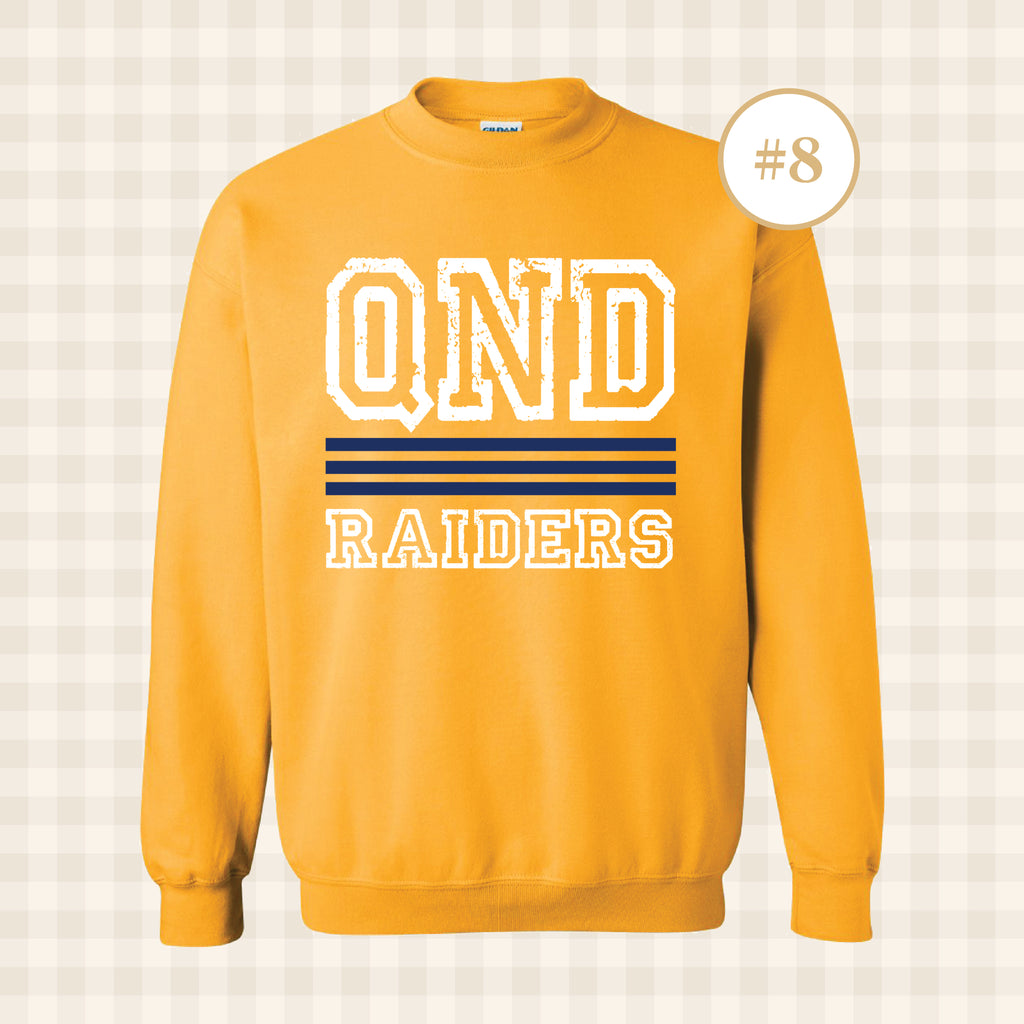 QND Raiders | Adult Size Crewneck Sweatshirt