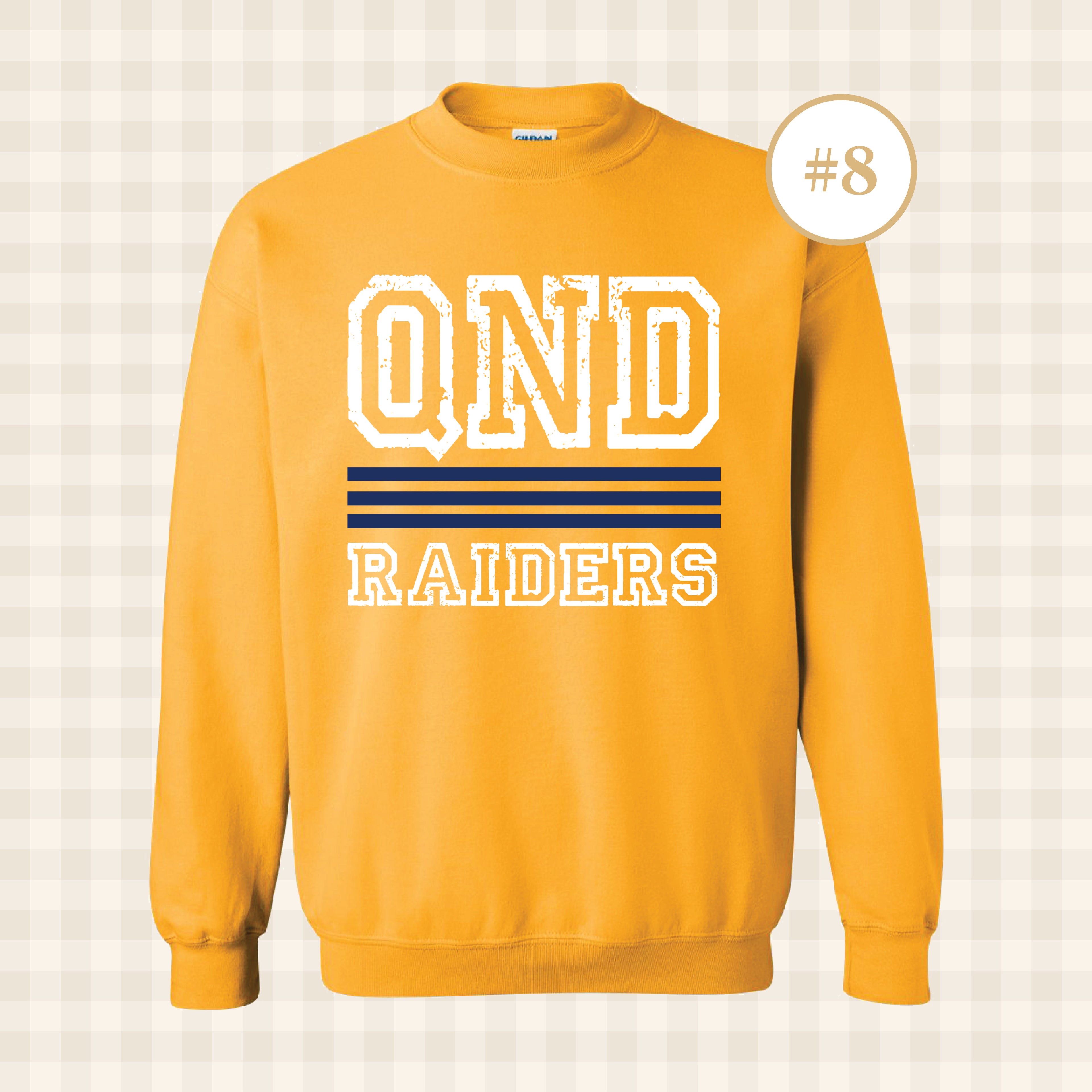 QND Raiders | Adult Size Crewneck Sweatshirt
