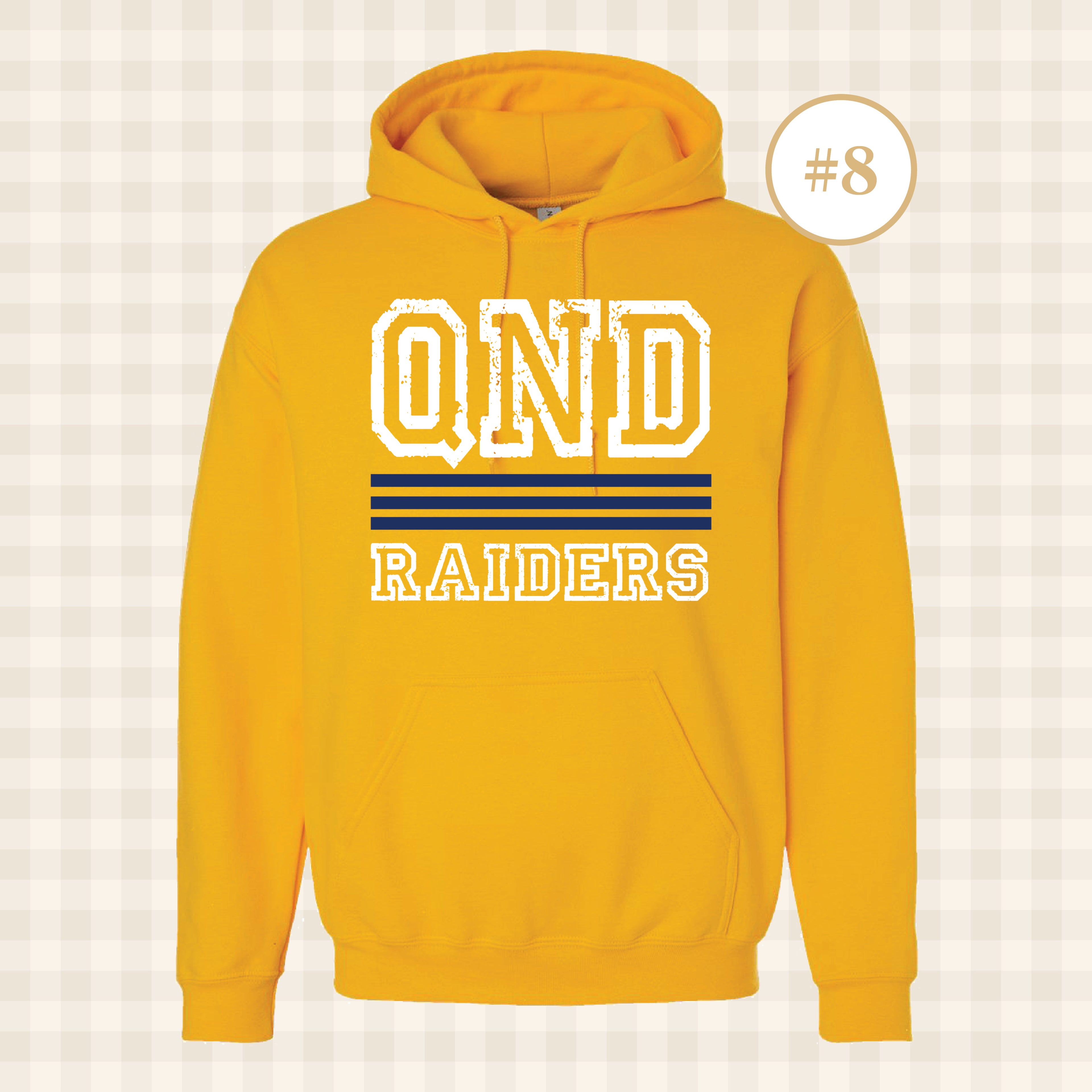 QND Raiders | Adult Size Hooded Sweatshirt