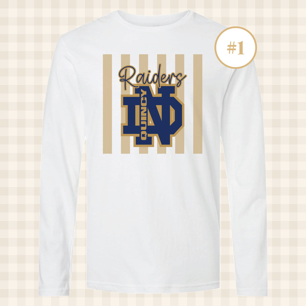 QND Raiders | Adult Size Long Sleeve T-Shirts