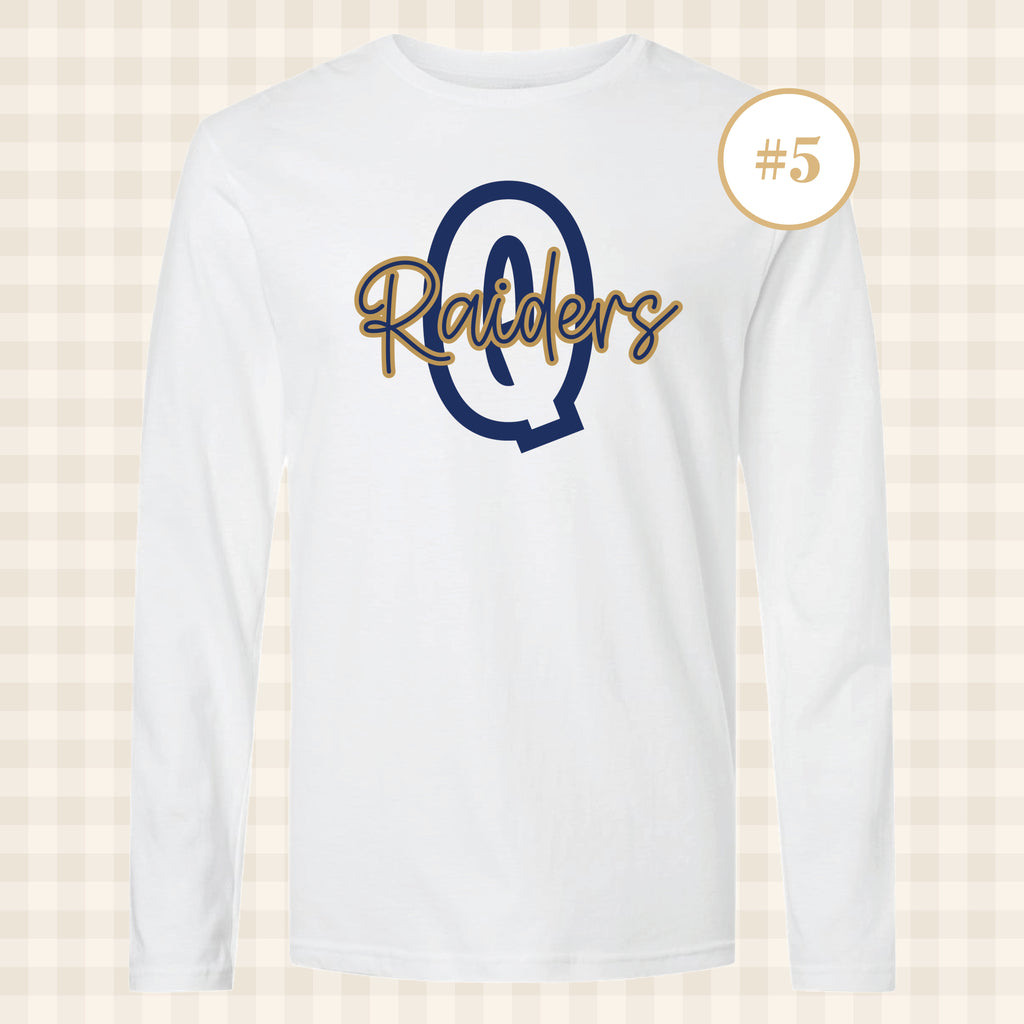 QND Raiders | Adult Size Long Sleeve T-Shirts