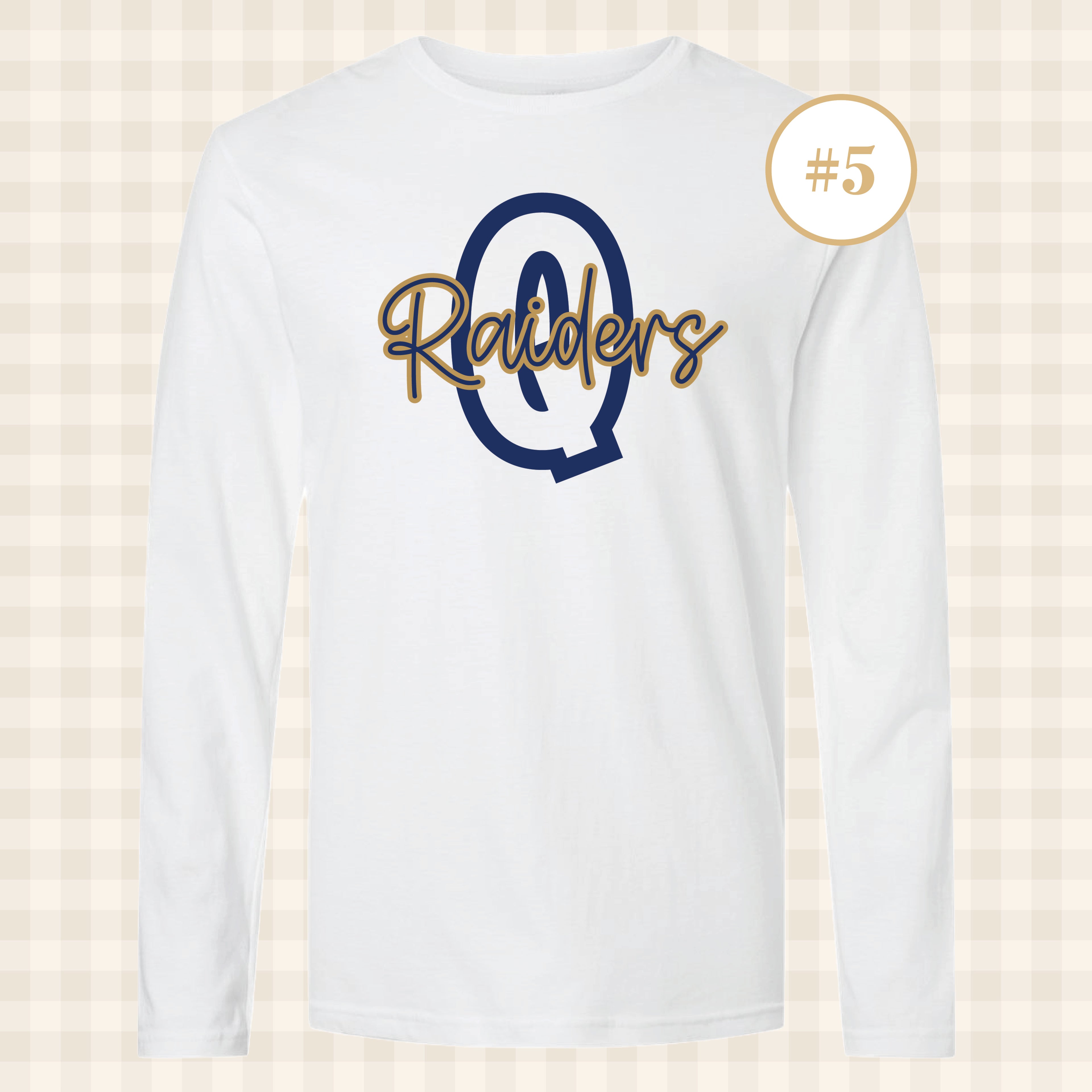 QND Raiders | Adult Size Long Sleeve T-Shirts