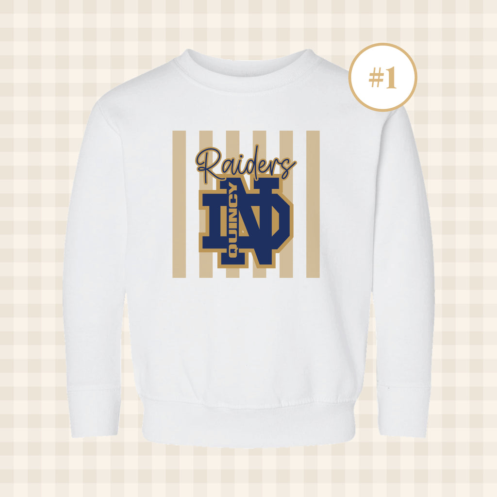 QND Raiders | Toddler Size Crewneck Sweatshirts