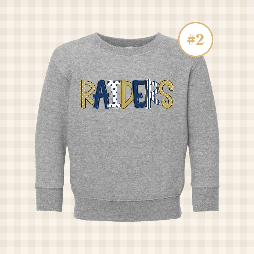 QND Raiders | Toddler Size Crewneck Sweatshirts