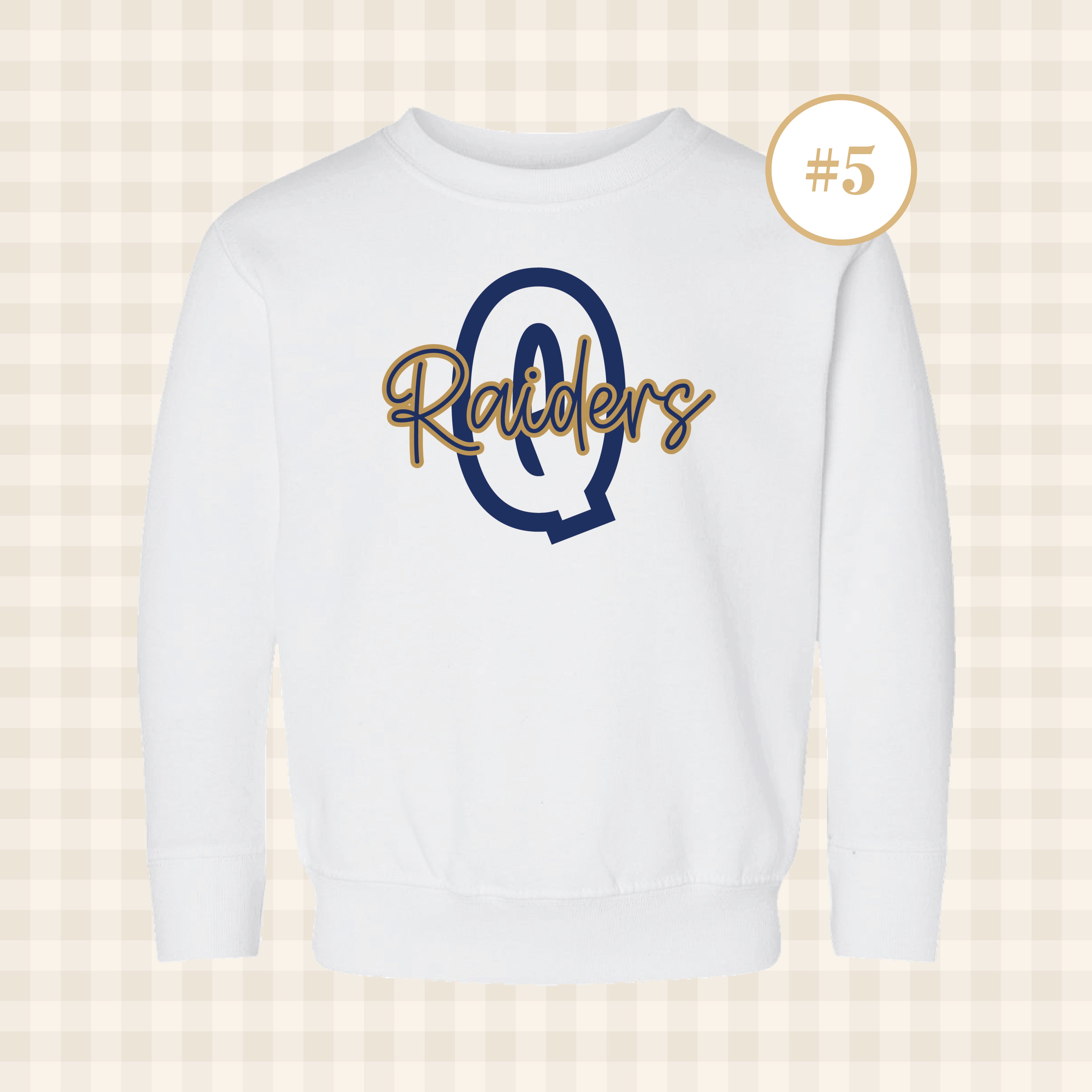 QND Raiders | Toddler Size Crewneck Sweatshirts