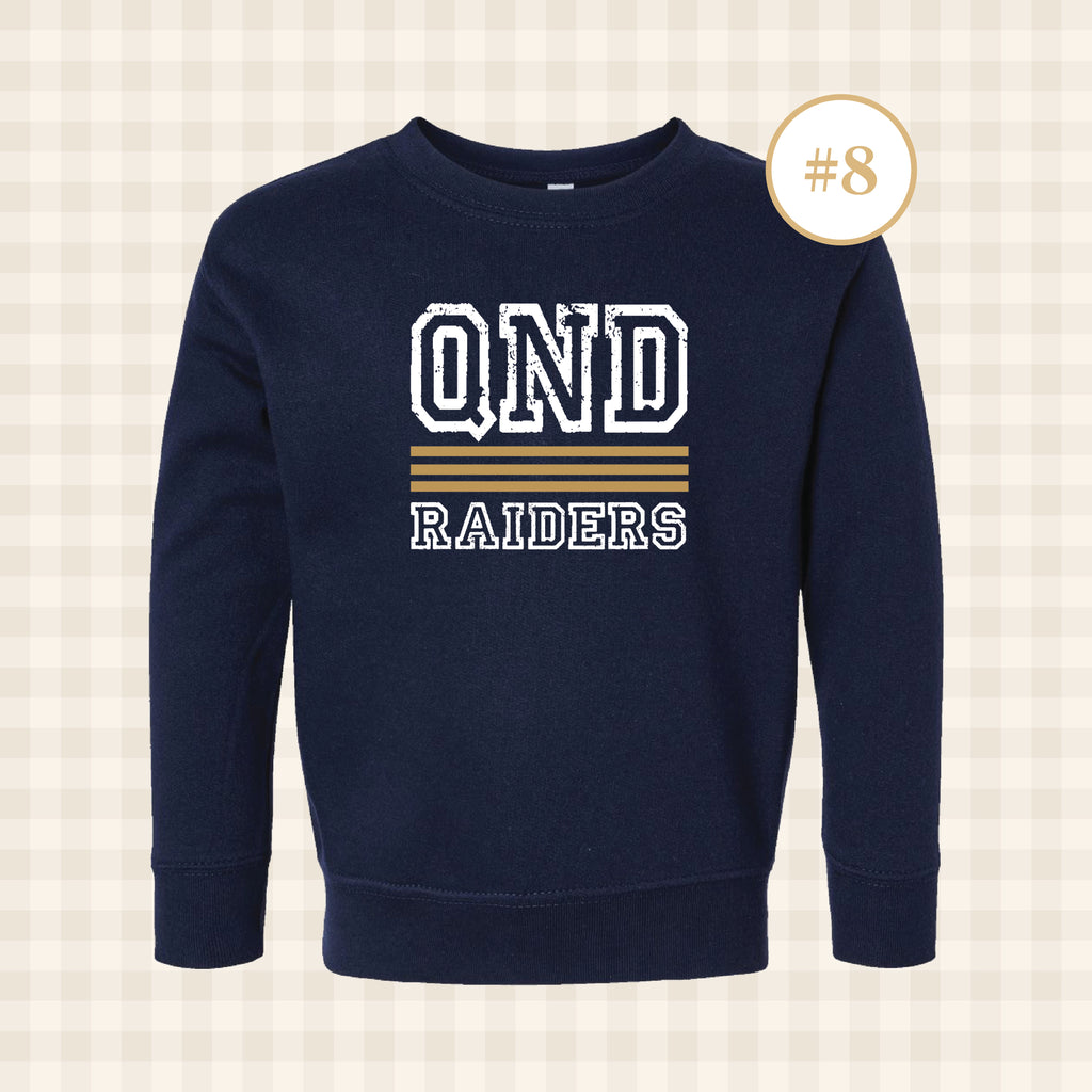 QND Raiders | Toddler Size Crewneck Sweatshirts