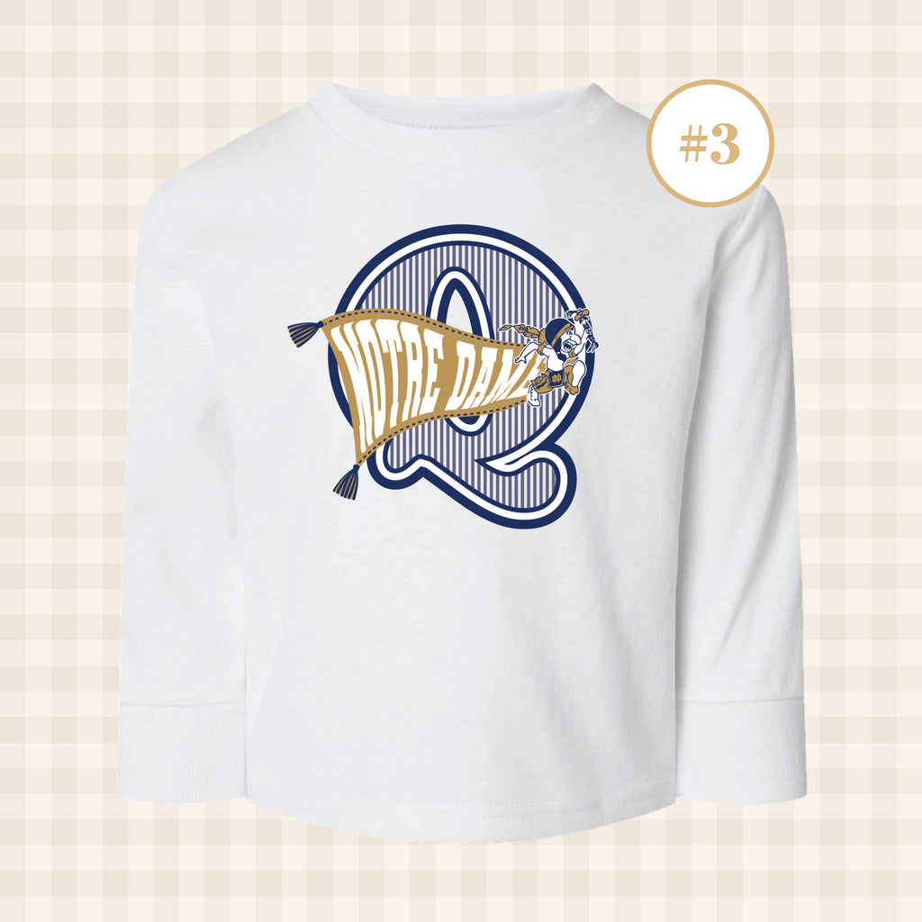 QND Raiders | Toddler Size Long Sleeve T-Shirts