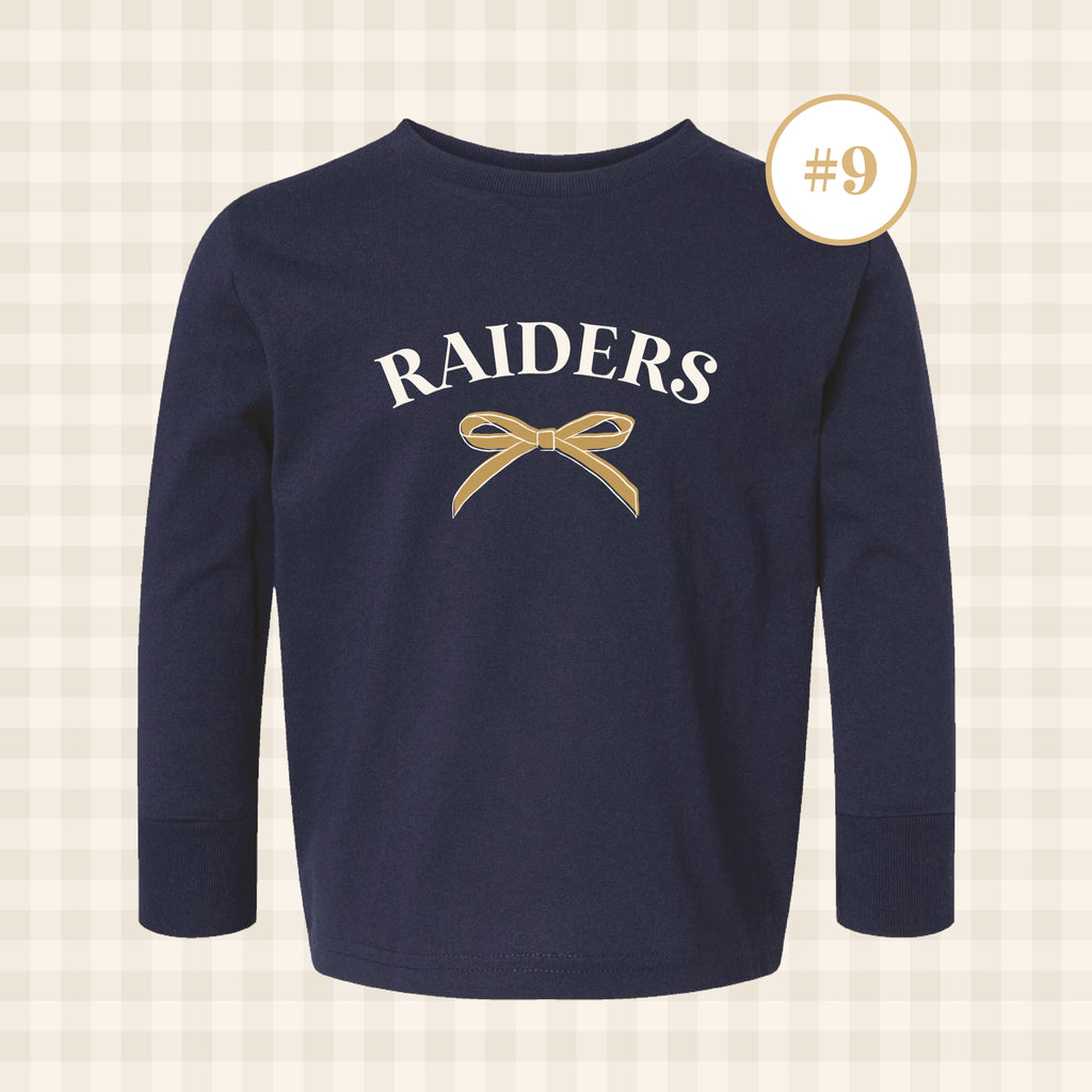 QND Raiders | Toddler Size Long Sleeve T-Shirts