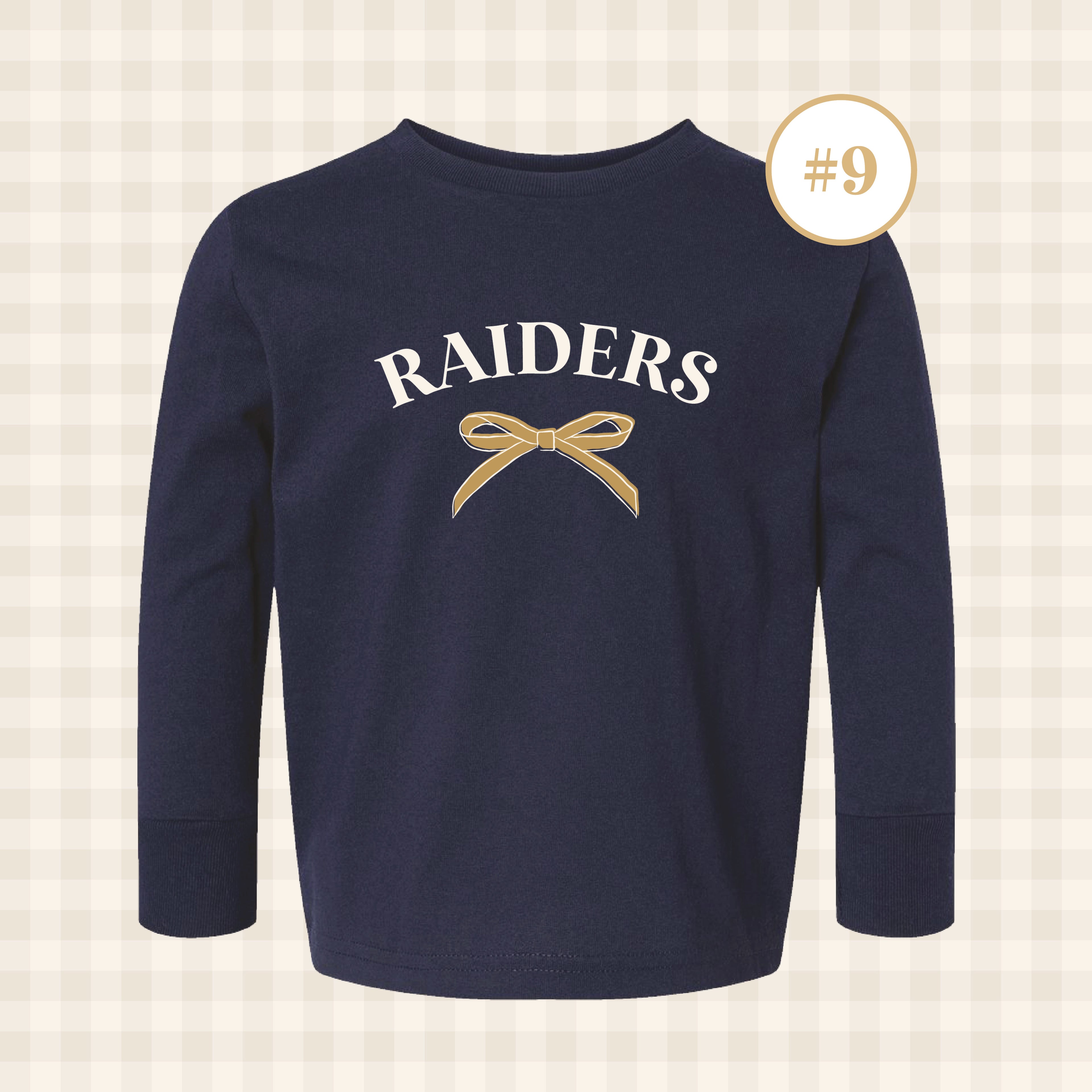 QND Raiders | Toddler Size Long Sleeve T-Shirts