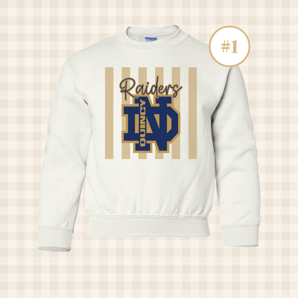 QND Raiders | Youth Size Crewneck Sweatshirt