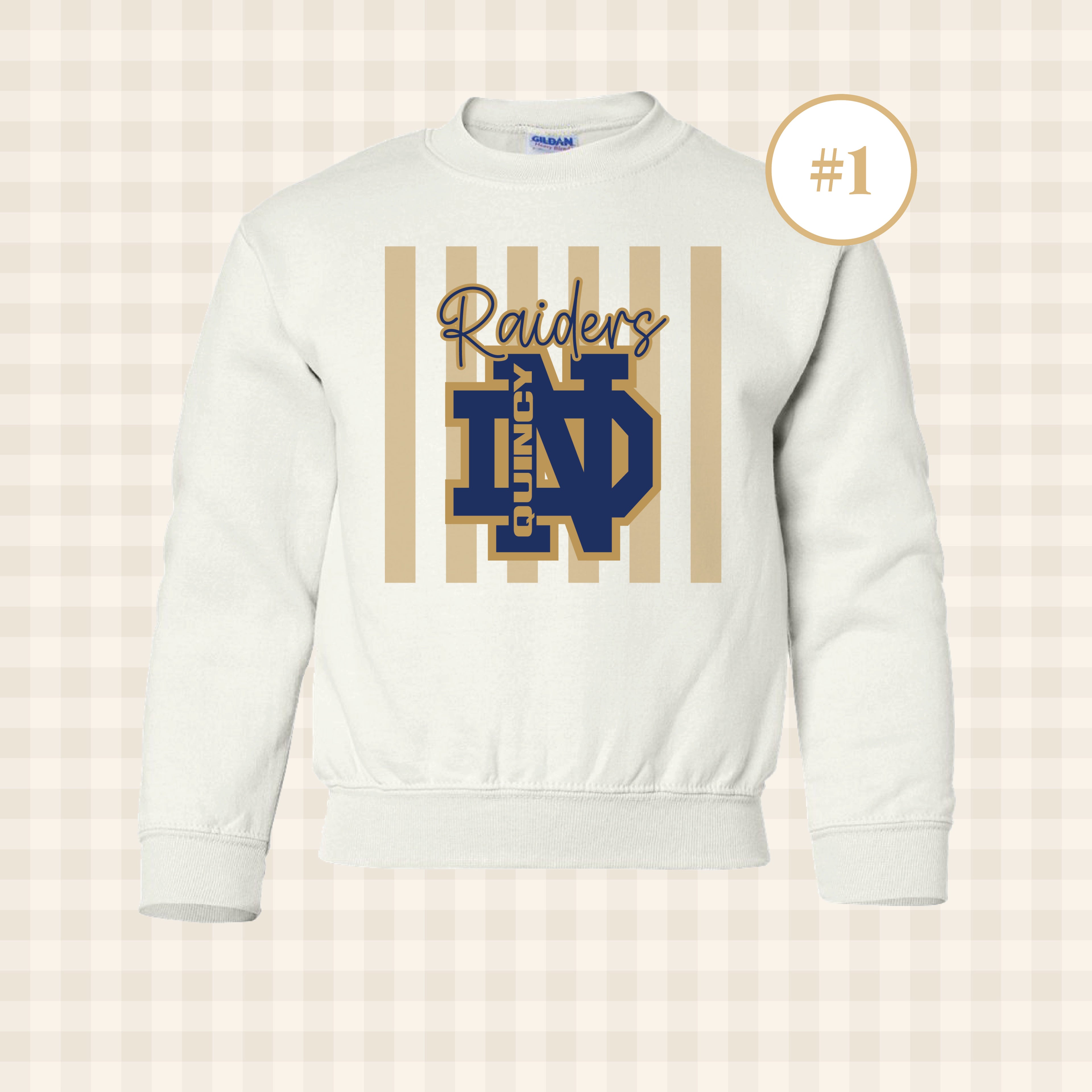 QND Raiders | Youth Size Crewneck Sweatshirt