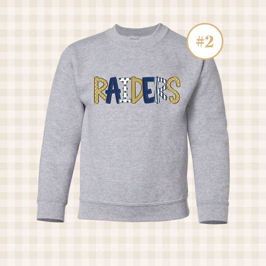 QND Raiders | Youth Size Crewneck Sweatshirt