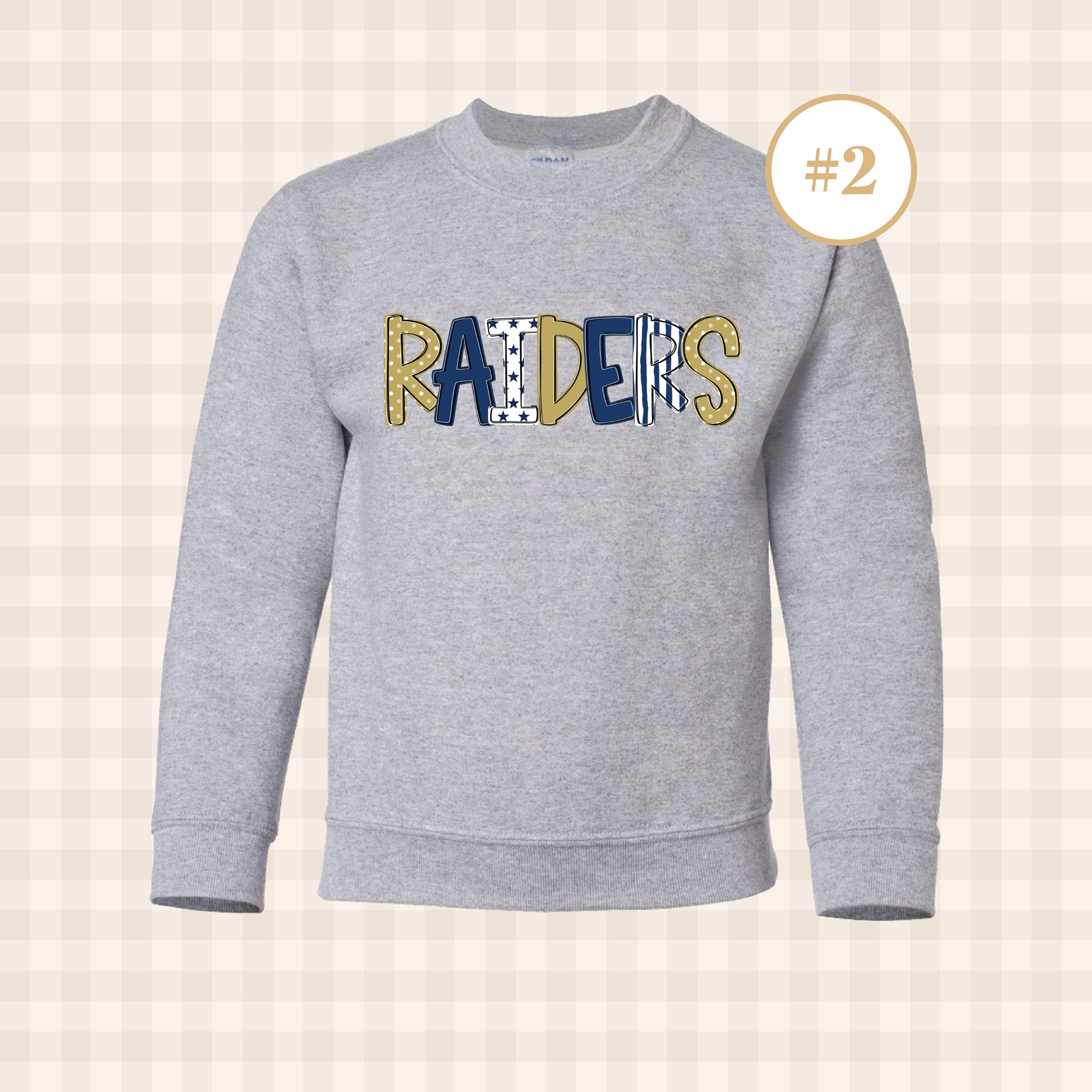 QND Raiders | Youth Size Crewneck Sweatshirt