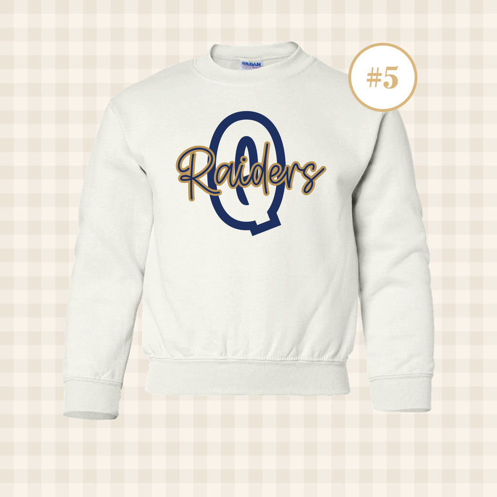 QND Raiders | Youth Size Crewneck Sweatshirt