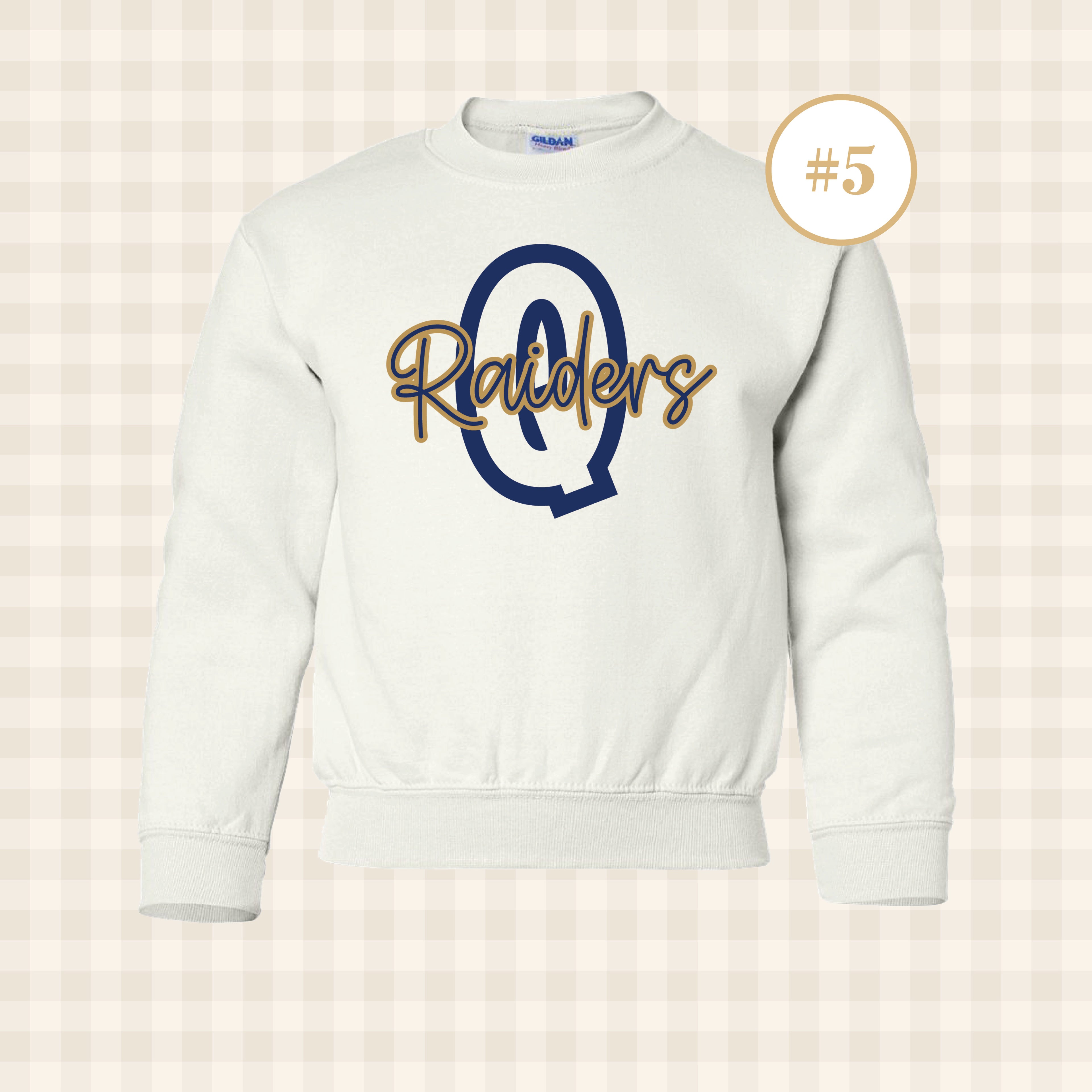 QND Raiders | Youth Size Crewneck Sweatshirt