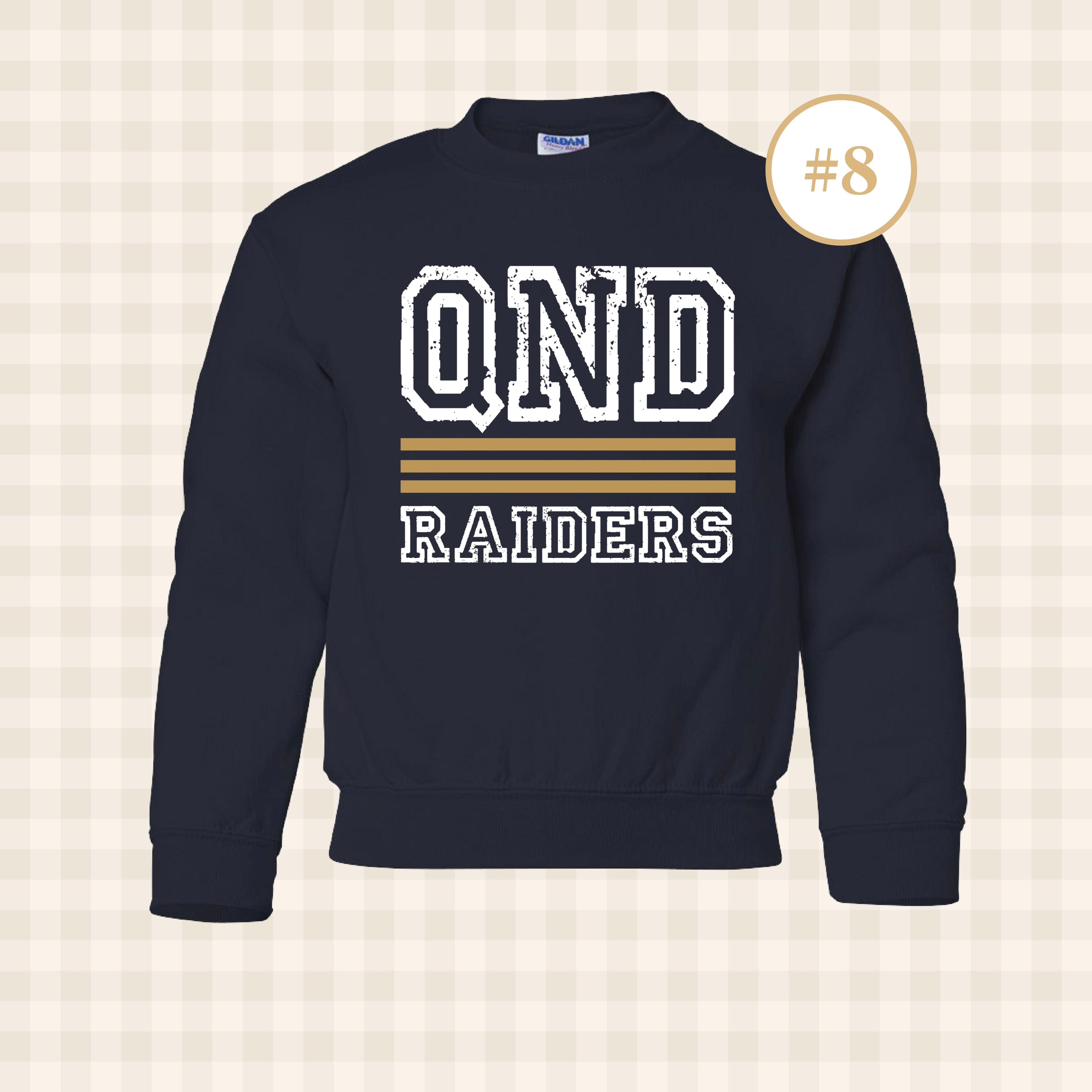 QND Raiders | Youth Size Crewneck Sweatshirt