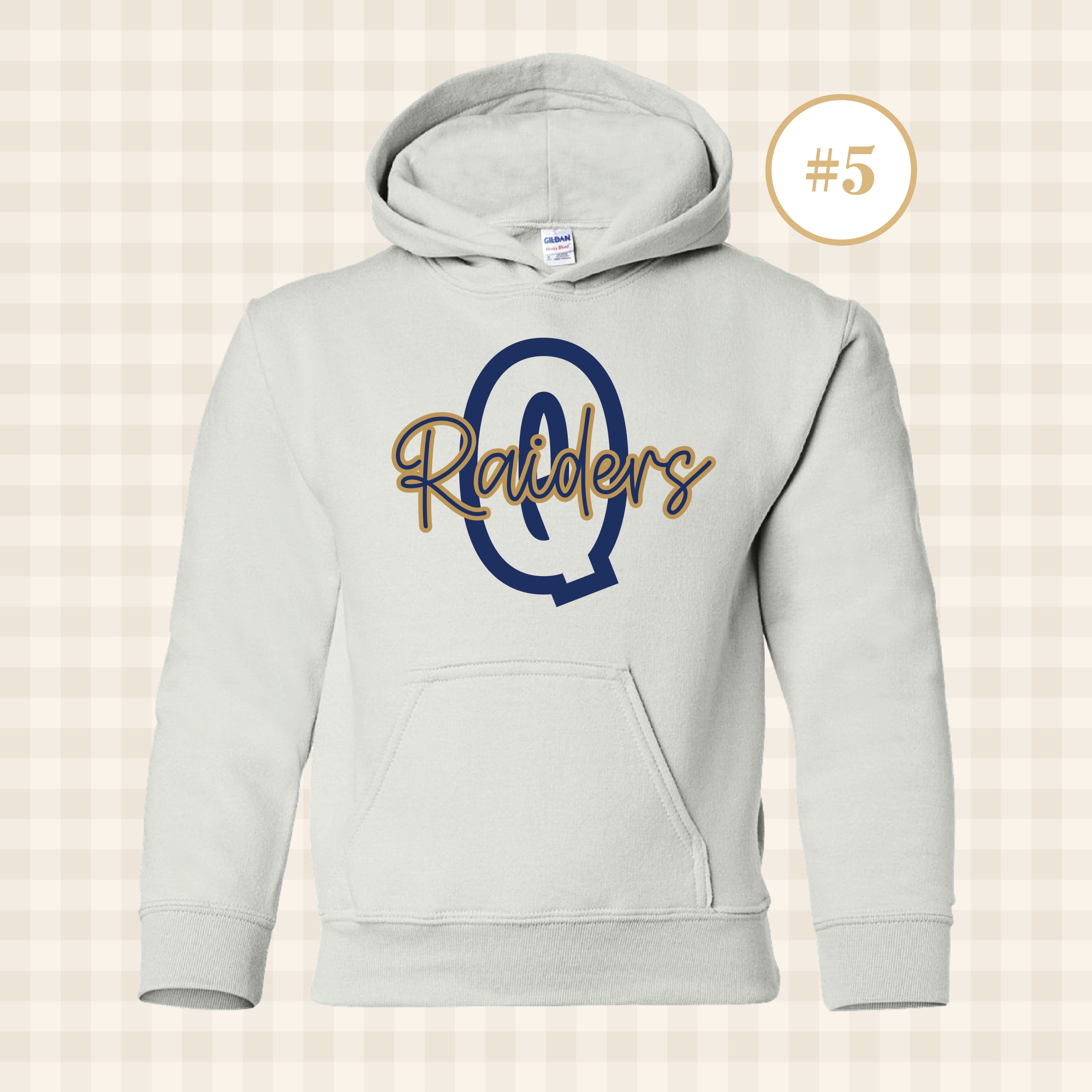 QND Raiders | Youth Size Hooded Sweatshirt