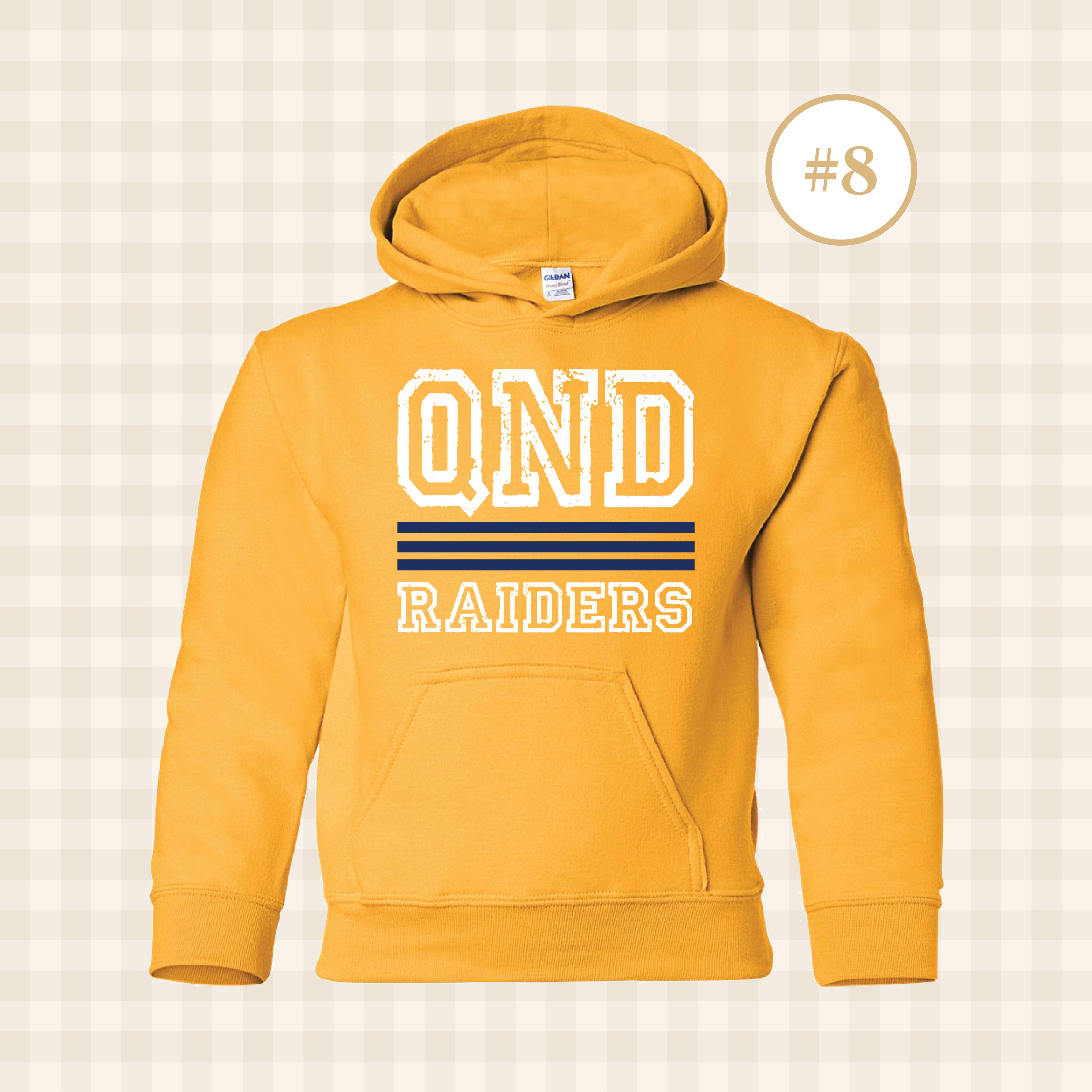 QND Raiders | Youth Size Hooded Sweatshirt