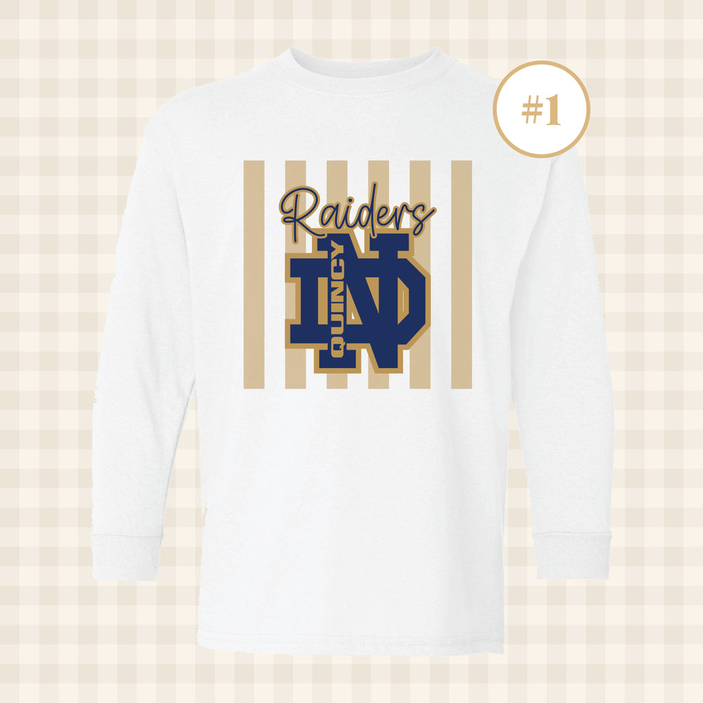 QND Raiders | Youth Size Long Sleeve T-Shirts