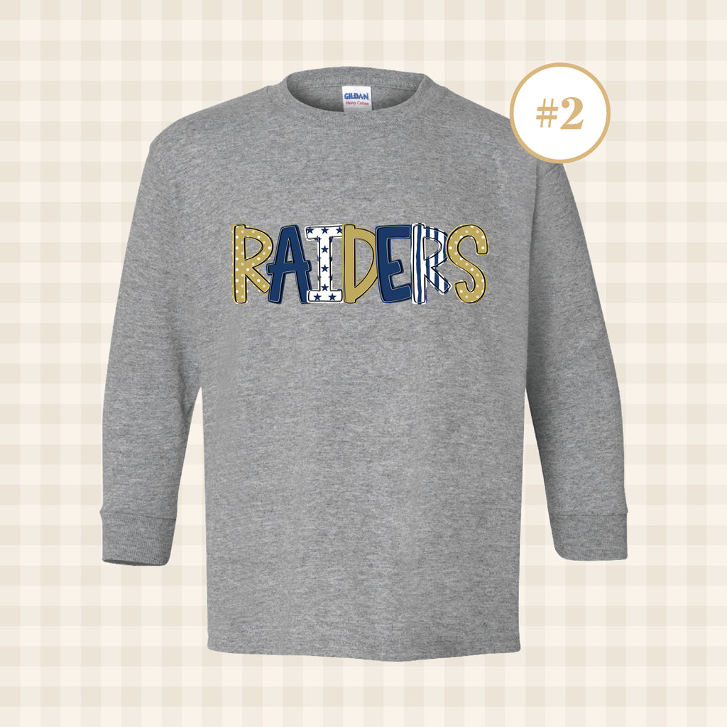 QND Raiders | Youth Size Long Sleeve T-Shirts
