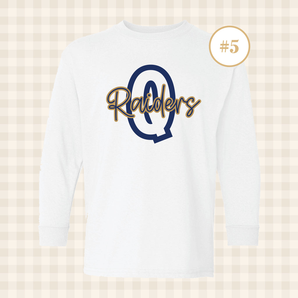 QND Raiders | Youth Size Long Sleeve T-Shirts