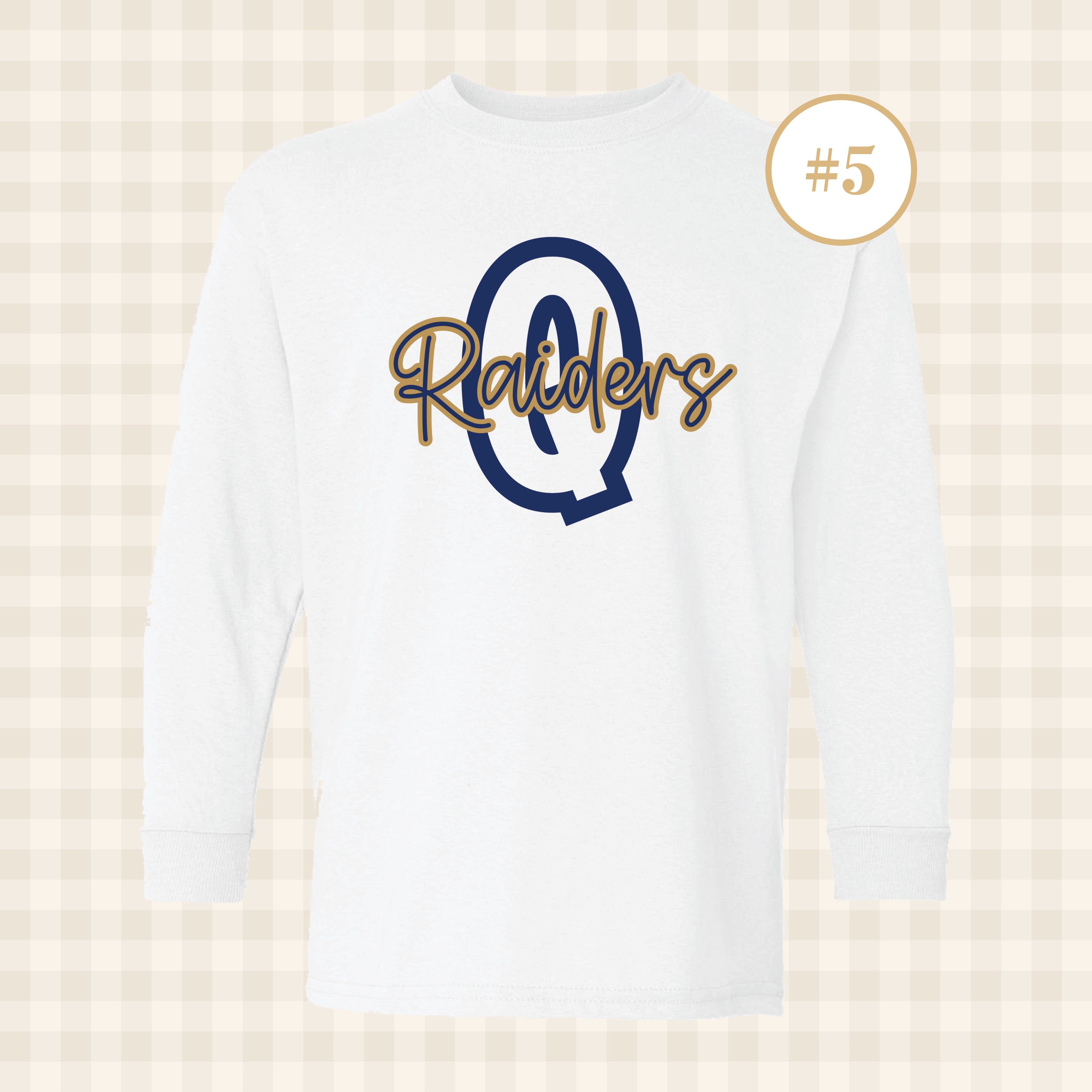 QND Raiders | Youth Size Long Sleeve T-Shirts