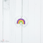 Rainbow Ribbon Bow