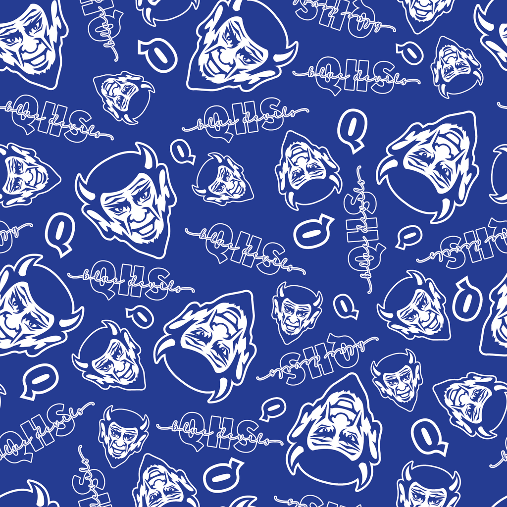 Quincy Blue Devils - Scatter